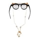 thumbnail image 4 of de sol de 4 piezas con monos muy por de lentes dobles, diseño vintage divertido y cadena de perlas de lujo antideslizant Zulema 4 piezas Flip Up Eyewear, 4 of 8