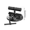 thumbnail image 3 of Litrail Sit Up Assistant Abdominal Trainer - 3 Suction Cups Non-Slip, 3 Adjustable Heights, Ergonomic Heel Grooves, Home Gym Fitness Equipment for Hardwood/Tile Floors, 3 of 7