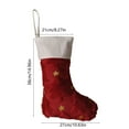 thumbnail image 3 of SLYNSHome Christmas Stockings Decorations Plush Faux Fur Christmas Stockings Hanging Ornaments Xmas Candy Gift Bags for Holiday Party Supplies - Red, 3 of 7