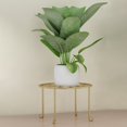 thumbnail image 3 of Ettsollp 1/3 Pcs Flowerpot Stand Hollow Out Stable Anti-skid Max Load Bearing Wide Platform Metal Plant Holder Round Flower Pot Support Outdoor Balcony Garden Potted Plant Shelf, 3 of 7
