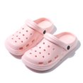 thumbnail image 1 of Zuecos de mujer, sandalias de verano para mujer, chanclas de casa con parte inferior gruesa, cuñas secas suaves de EVA, zapatos de plataforma para jardín, sandalias de playa, Zapatillas de casa, 1 of 5