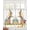 White, variant on Easter Bunny Eggs Sheer Curtains 39 Inch Length 2 Panels Set for Living Room/Bedroom, Spring Tulip Daisy Flowers Leaves Country Kitchen Curtains Grommet Curtains Window Treatments 27.5"x39"x2