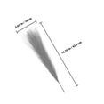 thumbnail image 2 of KALLORY 6Ud Adornos De Reed Artificial Para Decorar En Color Oscuro, 2 of 8