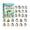 Advent Calendar-24, variant on 2026 Advent Calendar for Adults, 24 Days Countdown Calendar, 2D Flat Acrylic Penguin Summer Pendant Set with Daily Collectible Ornaments, Gifts For Family & Friends