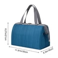 thumbnail image 2 of Lunch Bag Men, 10L Large Capacity Lunch Bags for Men Women- Reusable Insulated Leakproof Lunch Box Tote Bag, Cool Bags for Adults,Thermal Cooler Bag for Work Picnic Travel, Blue, 2 of 8