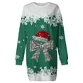 thumbnail image 4 of Krdevn Décoration de Noël, Robe à Capuche Décontractée Imprimée de Noël pour Femmes, 4 of 5