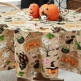 thumbnail image 3 of Newbridge Happy Halloween Witches Brew 60 x 84 inch Oval Vinyl Tablecloth with Flannel Backing, 3 of 6