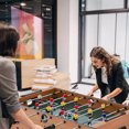 thumbnail image 4 of Costway 4 In 1 Multi Game Hockey Tennis Football Pool Table Billiard Foosball Gift, 4 of 9