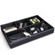 thumbnail image 1 of Bandeja de valet de cuero sintético para hombres, bandejas de joyería apilables, organizador de cajones, bandeja organizadora de mesita de noche para hombres, 1 of 5