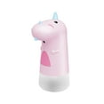 thumbnail image 1 of Dispensador de jabón automático sin contacto, dispensador de jabón espumoso creativo, espuma de mano rosa, 1 of 9
