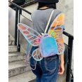 thumbnail image 5 of Fashion Women's Laser Mini Backpack Butterfly Angel Wings Daypack School Bag G, 5 of 5