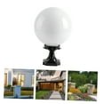 thumbnail image 3 of Mobutofu Post Mount Globe Light Fixture Durable Outdoor Pillar Light With Mount Base Weather, 3 of 8