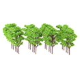 thumbnail image 1 of Diseño de 20 piezas Modelo de tren Trees Forest /150 8.3CM - Verde cro Baoblaze Modelo de árboles Bombax, 1 of 8