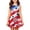 0#C1369, variant on Summer Girls 4Th of July Dress Patriotic Sleeveless Dress Sundress, Sizes 3-16