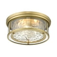 thumbnail image 5 of 493F3-MB-Z-Lite-Clarion - 3 Light Flush Mount In Transitional Style-6.25 Inches Tall and 16 Inches Wide-Matte Black Finish, 5 of 7