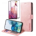 thumbnail image 1 of Samsung Galaxy S21 Plus Wallet Case With Screen protector,[RFID Blocking] Premium Leather Credit Card Holder Magnetic Flip Kickstand (Rose Gold), 1 of 5