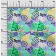 thumbnail image 2 of oneOone Cotton Poplin Sea Green Fabric Tropical Fruits Craft Projects Decor Fabric Printed By The Yard 42 Inch Wide, 2 of 4