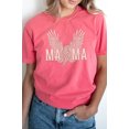 thumbnail image 7 of Mama Leopard Lightning Comfort Colors Graphic Tee T-Shirt, 7 of 7