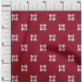 thumbnail image 1 of oneOone Cotton Cambric Fabric Square Kasuri Print Fabric By The Yard 56 Inch Wide, 1 of 4