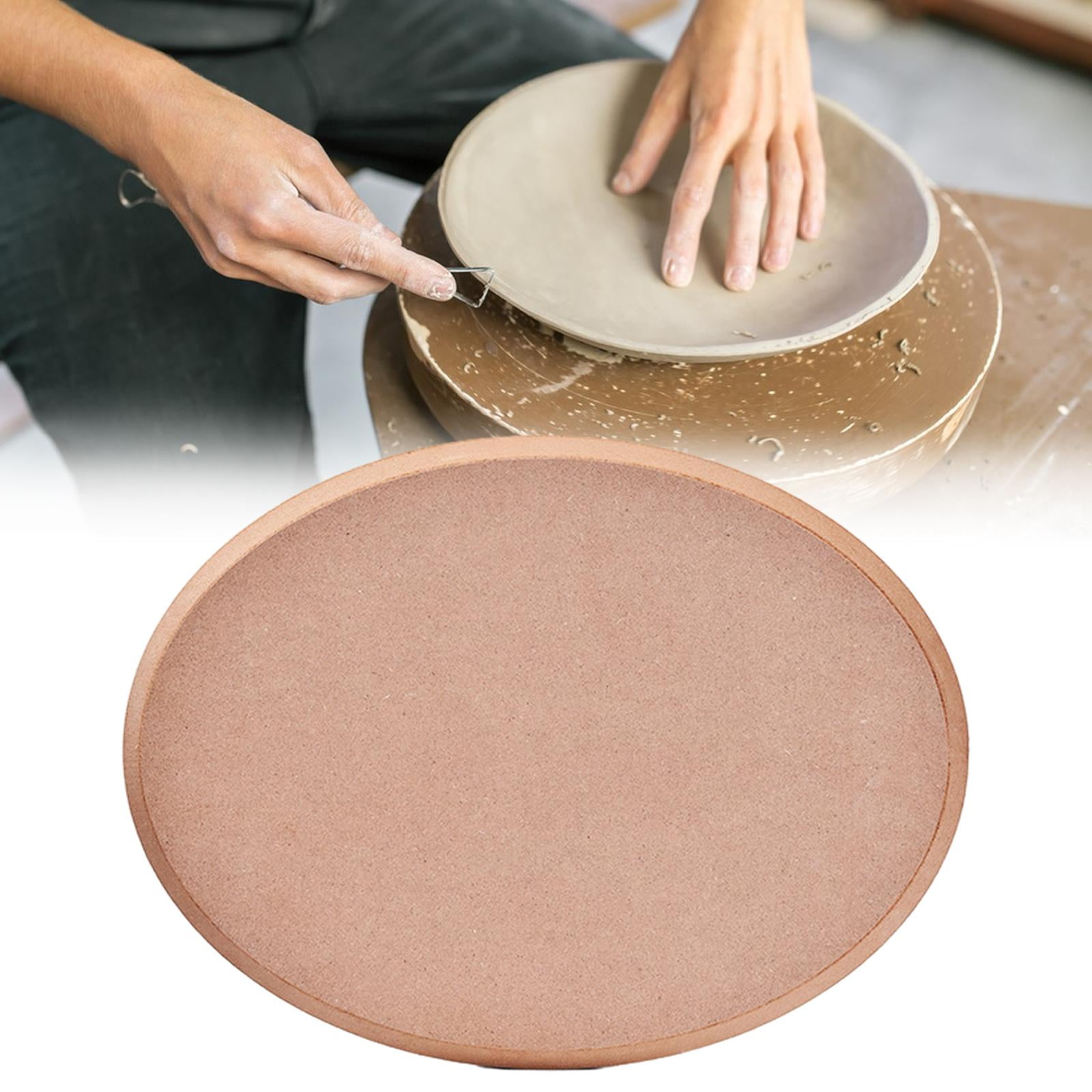 HOMYL Pottery Wheel Bats Holding Clay for Ceramic Arts Clay Making Pottery Supplies Oval 40cm