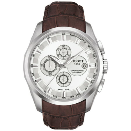 Tissot Men's Couturier T035.627.16.031.00 White Alligator Leather Swiss Automatic Watch
