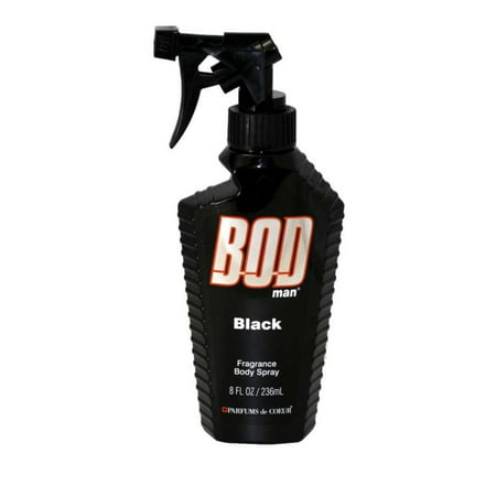 Bod Man Black Fragrance Body Spray 8 oz / 236 ml (Best Male Body Spray)