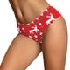 thumbnail image 3 of Gibobby Pantys para Mujer Ropa interior con estampado navideño para mujer, calzoncillos sexis, pantalones cortos animados, ropa interior con estampado Digital（Blanco， S), 3 of 4
