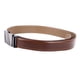 thumbnail image 3 of Cinturón de cuero para hombres Cinturón de vestir casual para hombre ajustable y personalizable con hebilla de clic automática para uso diario Marrón claro, 3 of 10