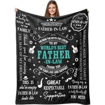Fathers Day Grandpa Gifts Throw Blanket 60" x 50", Gifts for Grandpa, Grandpa Birthday Gifts Ideas from Grandson Granddaughter, Gifts for Grandpa from Grandkids, Grandfather Gifts for Fathers Day