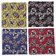 thumbnail image 5 of Tela de algodón 4 colores tela de algodón patrón de calavera tela de algodón DIY tela de algodón cosTela de algodón DIY, tela de algodón de 4 colores, duradera para regalos, manualidades DIY LHCER None, 5 of 5