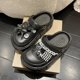 thumbnail image 1 of Sandalias elegantes para mujer, zuecos a la moda, toboganes de playa y calle, zapatillas que aumentan la altura, novedad de 2023, 1 of 4