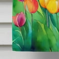 thumbnail image 2 of Tulips in Watercolor House Flag, 2 of 7