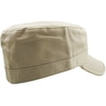 thumbnail image 4 of Cadet Army Military Fitted Botton Cap Basic Everyday Castro Radar Hat, 4 of 6