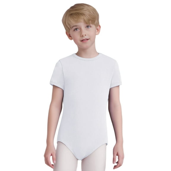 Zaldita Special Needs Adaptive Clothes for Kids Boys Long Sleeve Anti-Strip Jumpsuit Romper Short Leg Zip Back Bodysuit White 16