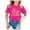 Hot Pink, variant on First Day Of School Shirt Kids Kindergarten Pre K First Grade Classic Graphic Short Sleeve T-Shirt Toddler Girl Summer Clothes