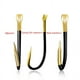 thumbnail image 2 of Anzuelo de pesca de doble ranura en oro negro fresco Isem Izu nuevo Kanto sin espinas para peces voladores mar noche mil y equipo de pesca a granel 100 piezas, 2 of 5