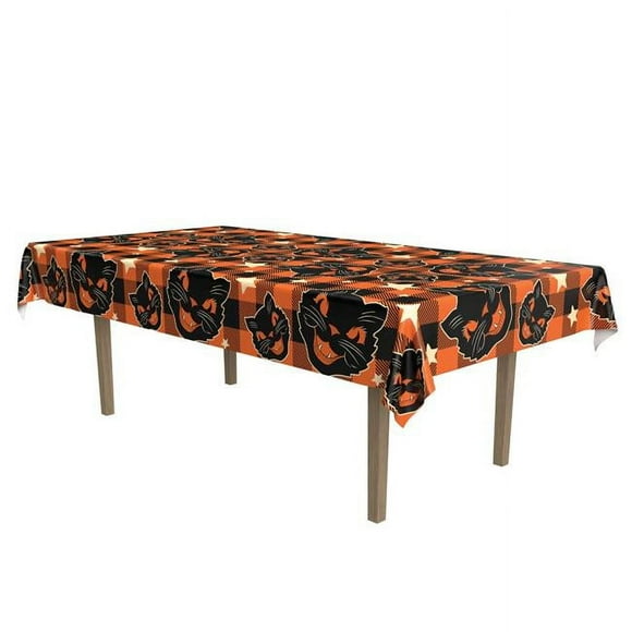 Beistle 00477 Housse de Table en Tissu Halloween Vintage 55 x 90,5 Pouces