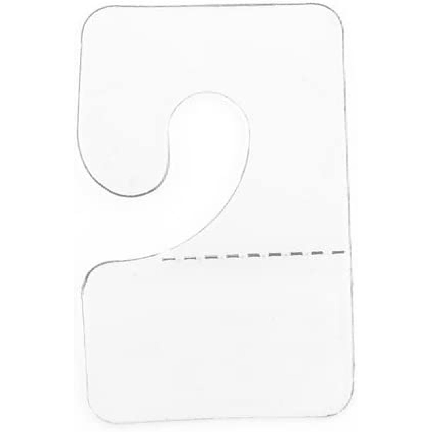 Clear Hook Hang Tabs Slatwall Adhesive Hangers JHook Folding Tab for