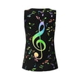 thumbnail image 5 of Lsque Music Notes Printed Workout Tank Tops for Women, Athletic Sports Tank Tops, Compression Sleeveless Dry Fit Shirts,Sleeveless Yoga Shirt-X-Large, 5 of 9