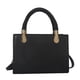 thumbnail image 1 of Bolso de mano de piel sintética con textura, pequeño bolso cuadrado, cadena sencilla, para mujer, con un solo hombro, color negro, 1 of 5