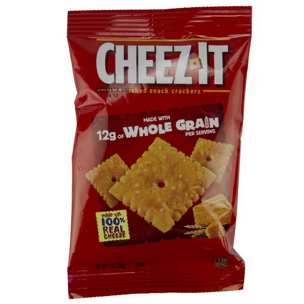 (Price/Case)Cheez-It Whole Grain Original Cracker 1 Ounces Per Pack - 60 Per Case