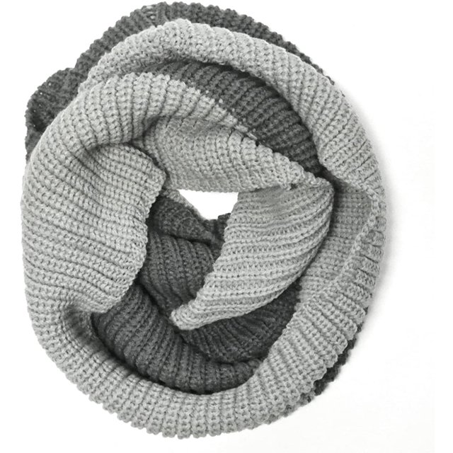 Thick Knitted Winter Warm Infinity Scarf