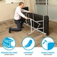 thumbnail image 3 of Lifetime 4 Nesting Tables with 32 Folding Chairs - Black And Silver, 3 of 12