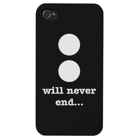 Will Never End-Right Black Phone Case