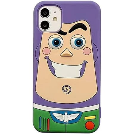 Ultra Thick Soft Silicone Case for Apple iPhone 7Plus 8Plus 7 8 6 6s Plus Buzz Lightyear Space Ranger Toy Story Walt Disney Disneyland Cartoon Anime Cute Lovely Adorable Girls Kids