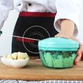 thumbnail image 3 of Family hand-pull rope vegetable cutter multi-function pull-rope vegetable cutter stirring vegetable minced vegetable meat grinder 1 piece blue JinsintoProduced, 3 of 4