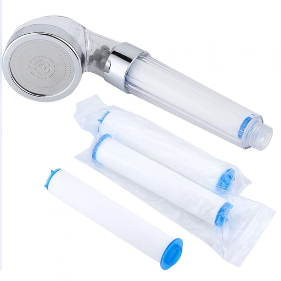 Negative Ions Pressurized Handheld Shower Head Bathroom Showering Bathing Sprinkler