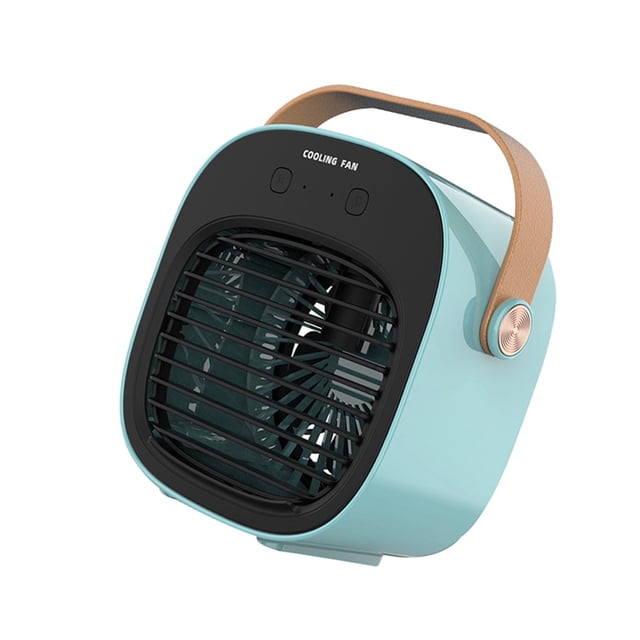 Bearachild Enfriador de aire portátil Mini USB aire acondicionado ventilador de refrigeración humidificador de niebla Humidificadores Azul Bearachild HA005747-02B