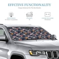 thumbnail image 2 of Bingfone Hawaiian Style Car Windshield Sunshade,Sun Foldable Sun Shield Sun Visor for Car - Medium, 2 of 8