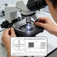 thumbnail image 2 of Multifunction Microscope Micrometer Calibration Ruler Slide Microscope Reticle Micrometer for Precise Measurement, 2 of 8